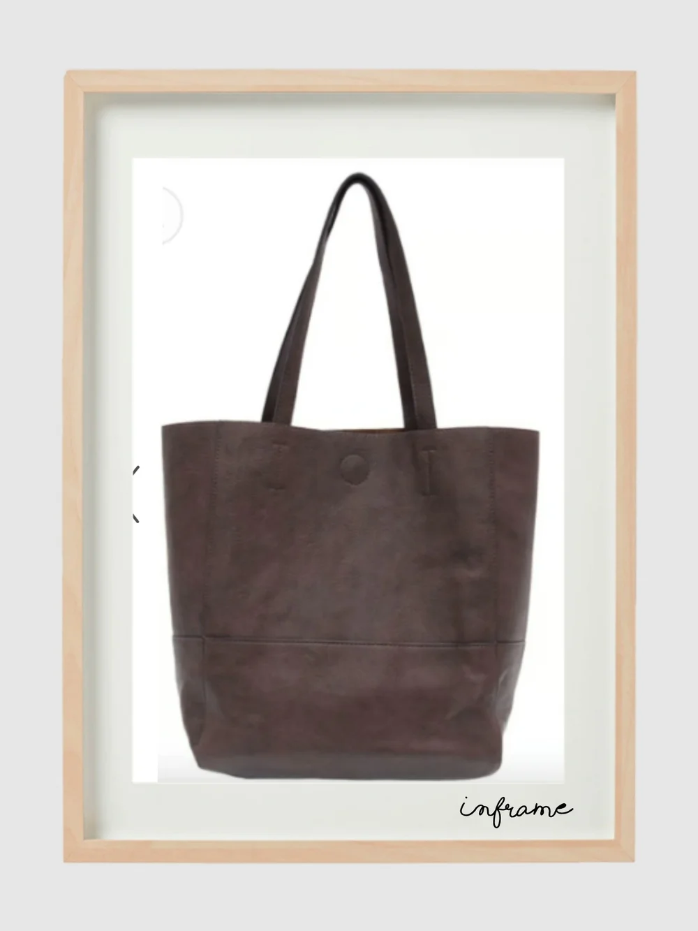 Joy Susan Dark Brown Leather Bag